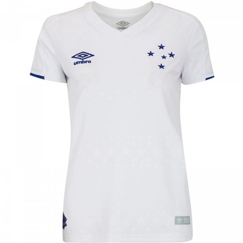 Camiseta Cruzeiro Oficial II 2019 Umbro Branca