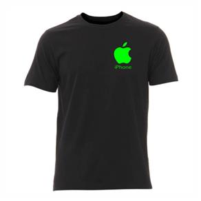 Camiseta da Apple IPhone Masculina - G - Preta
