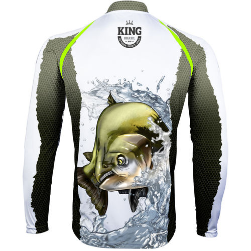 Tudo sobre 'Camiseta de Pesca Proteção Solar Uv Ufp 50+ KFF67 Tamba'