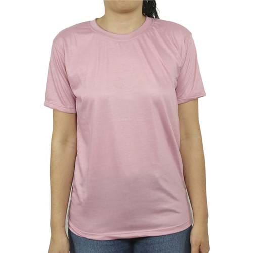 Camiseta de Poliéster para Sublimação - Rosa M