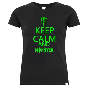 Camiseta do Monster Feminina - M - Preta
