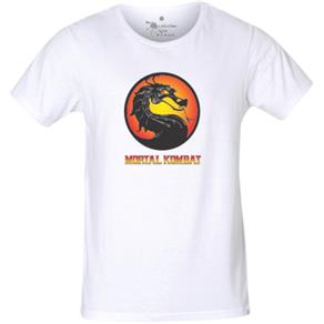 Camiseta do Mortal Kombat Masculina - EGG - Branca