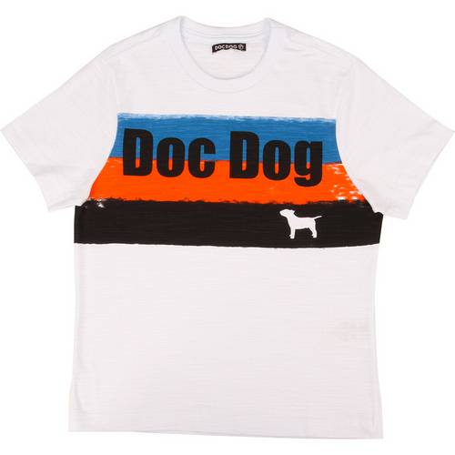 Tudo sobre 'Camiseta Doc Dog Bandeira Branco 18 Anos'
