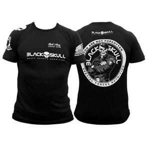 Camiseta Dry Fit Soldado Bope - Black Skull - Preta - G