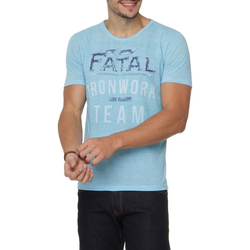 Tudo sobre 'Camiseta em Malha Botonê Fatal Ironwork Team'