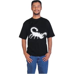 Camiseta Escorpião Nova Adulto - Tamanho G - Preta
