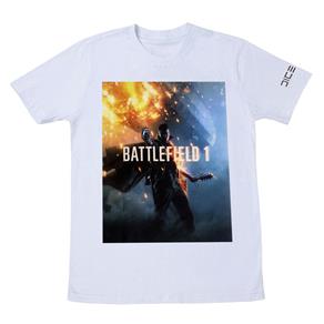 Camiseta Exclusiva Battlefield 1 Branca - Tam G