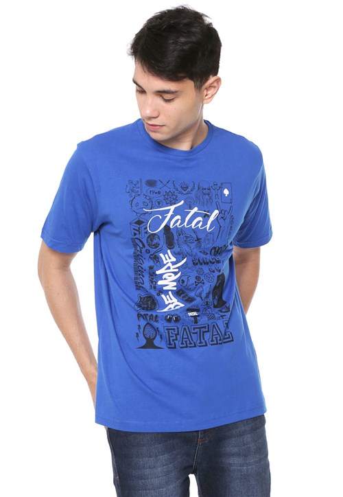Camiseta Fatal Be More Azul