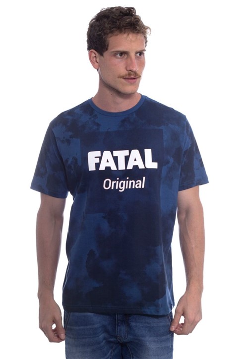 Camiseta Fatal Especial Estampada Original Azul Marinho - Kanui