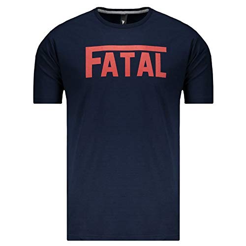 Camiseta Fatal Logo Marinho e Vermelha