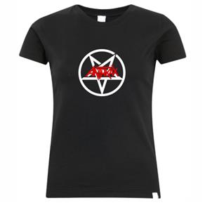 Camiseta Feminina: Antrax Pentragamcores Opcionais - P- Branca