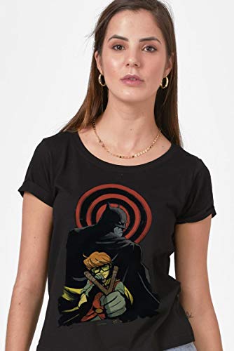 Camiseta Feminina Batman e Robin (G)