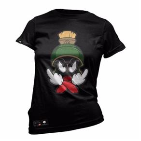 Camiseta Feminina Marvin Fuck Rap - G - Preto