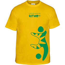 Tudo sobre 'Camiseta FIFA Amarela Masculina Elementos'