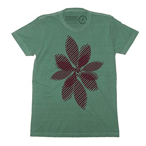 Camiseta Gola C Selo Gráfico - G Verde