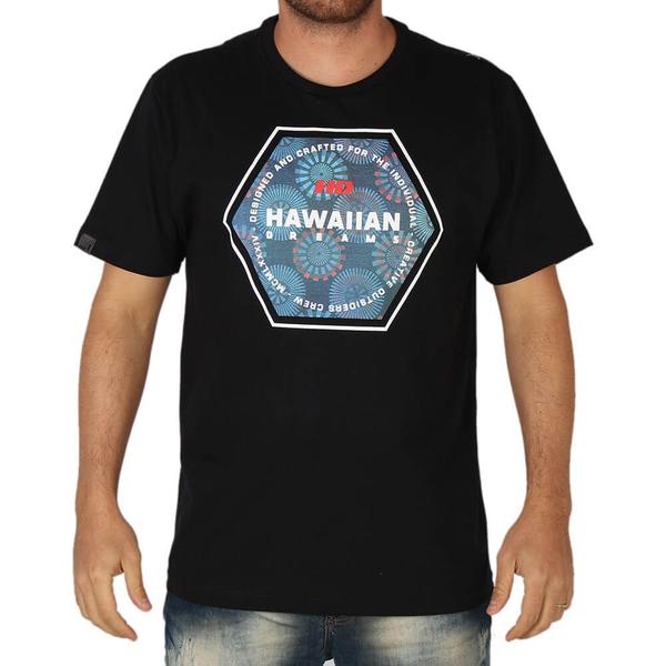 Camiseta Hd Circle Beam - Preta - Hawaiian Dreams - Hd
