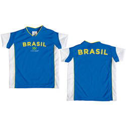 Camiseta Helanca Infantil Brasil - Torcida Baby