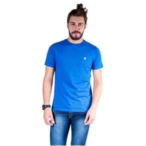 Camiseta - Hipica Polo Club Gola Careca Bordado Cavalo - AZUL ROYAL - G