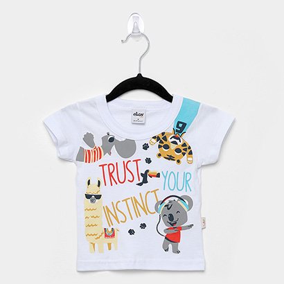 Camiseta Infantil Elian Trust Your Intinct Masculina