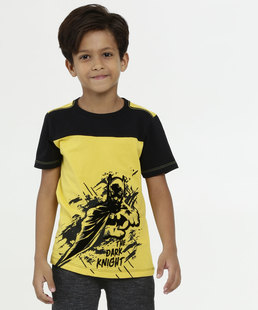 Camiseta Infantil Estampa Batman Liga da Justiça
