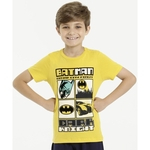 Camiseta Infantil Estampa Batman Liga Da Justiça