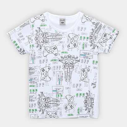Camiseta Infantil Kamylus Game Masculina