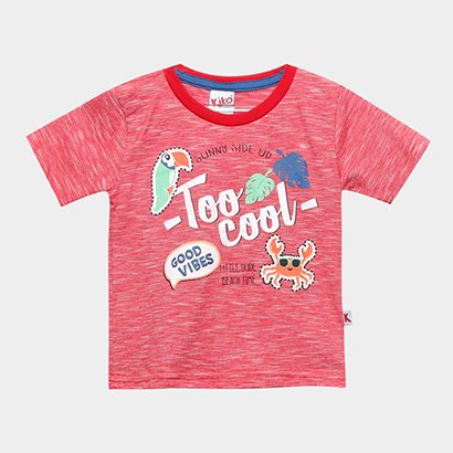 Camiseta Infantil Kiko & Kika Too Cool Masculina