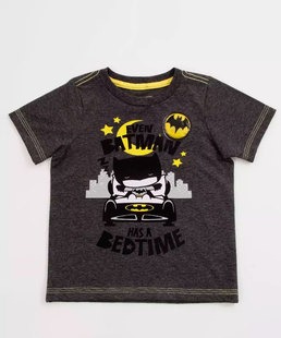 Camiseta Infantil Led Batman Liga da Justiça