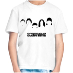 Camiseta Infantil Masculina Manga Curta Scorpions
