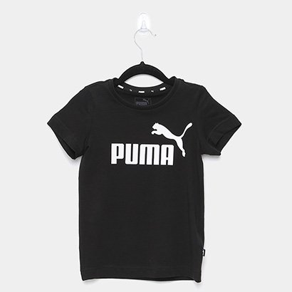 Camiseta Infantil Puma Ess Logo Masculina