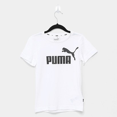 Camiseta Infantil Puma Ess Logo Masculina