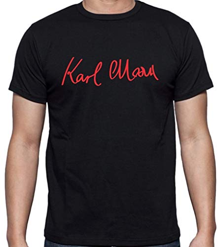 Camiseta Karl Marx (preta, G Baby Look)