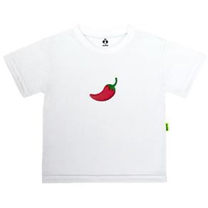 Camiseta Kids Manga Curta Pimenta - 12 - Branco
