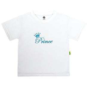 Camiseta Kids Manga Curta Prince - 1 - Branco