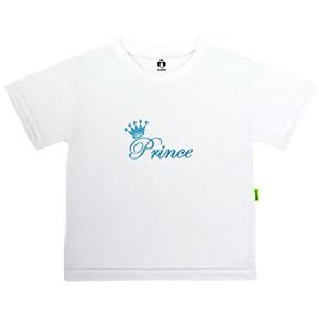 Camiseta Kids Manga Curta Prince - 2 - Branco
