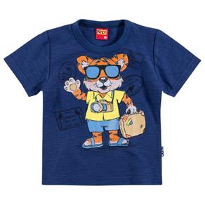Camiseta Kyly Tigre 108105 - G - Azul Marinho