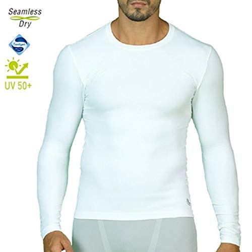 Camiseta Lupo Sport com Proteção Uv Manga Longa Masculina - Branco - M