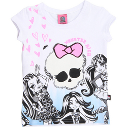Tudo sobre 'Camiseta Malwee Monster High Baby Look'