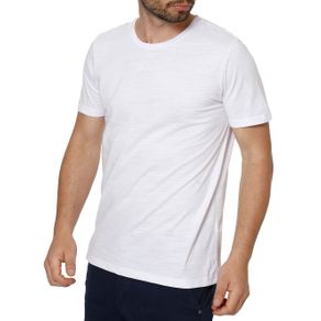 Camiseta Manga Curta Masculina Branco GG