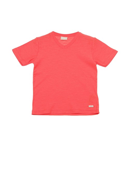 Camiseta Manga Curta Milon V Infantil Coral