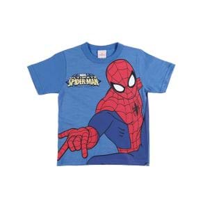 Camiseta Manga Curta Spider Man Infantil para Menino - Azul 10