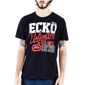 Camiseta Masculina 20607 Ecko - Tamanho G - Preto
