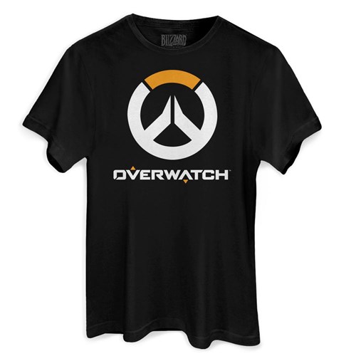 Camiseta Masculina Bandup! Blizzard Overwatch Logo Preta
