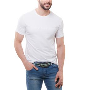 Camiseta Masculina CM61B01TC232 Calvin Klein - Tamanho G - Branco