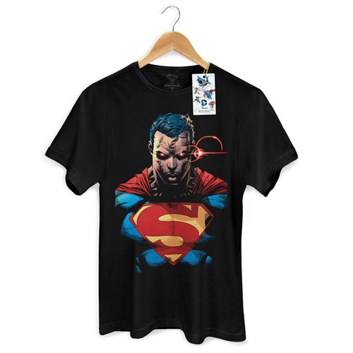 Camiseta Masculina Dc Comics Superman X-Ray Vision Colors Preto