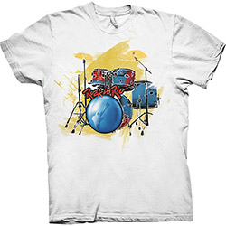 Tudo sobre 'Camiseta Masculina Drums Branca - Dimona'
