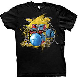 Camiseta Masculina Drums Preta - Dimona