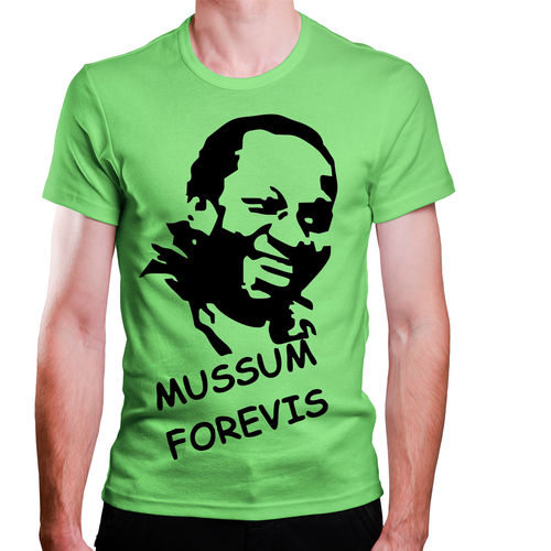 Camiseta Masculina Mussum Forevis Verde