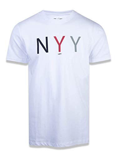 Camiseta Masculina New Era NYY Branca (G)
