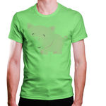 Camiseta Masculina Porquinho Infantil Verde